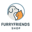Logo of Furryfriends Shop with a dog and cat silhouette.